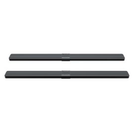 APS IB03WJJ1SB - 5" iStep Style  Wheel-to-Wheel Black Stainless Steel Side Steps