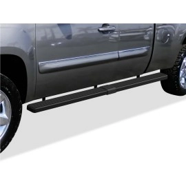 APS IB03WJJ4LB - 5" iStep Style  Wheel-to-Wheel Black Stainless Steel Side Steps