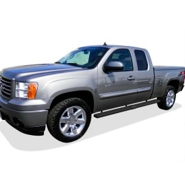 APS IB03WJJ4LB - 5" iStep Style  Wheel-to-Wheel Black Stainless Steel Side Steps