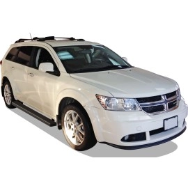 APS IB04DBJ6B - 4" iStep Style Door-to-Door Black Aircraft Aluminum Side Steps