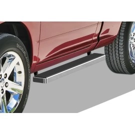 APS IB04EAG8A - 5" iStep Style Door-to-Door Hairline Stainless Steel Side Steps