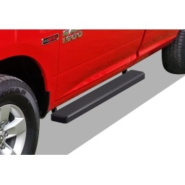 APS IB04EAG8H - 5" iStep Style Door-to-Door Black Stainless Steel Side Steps