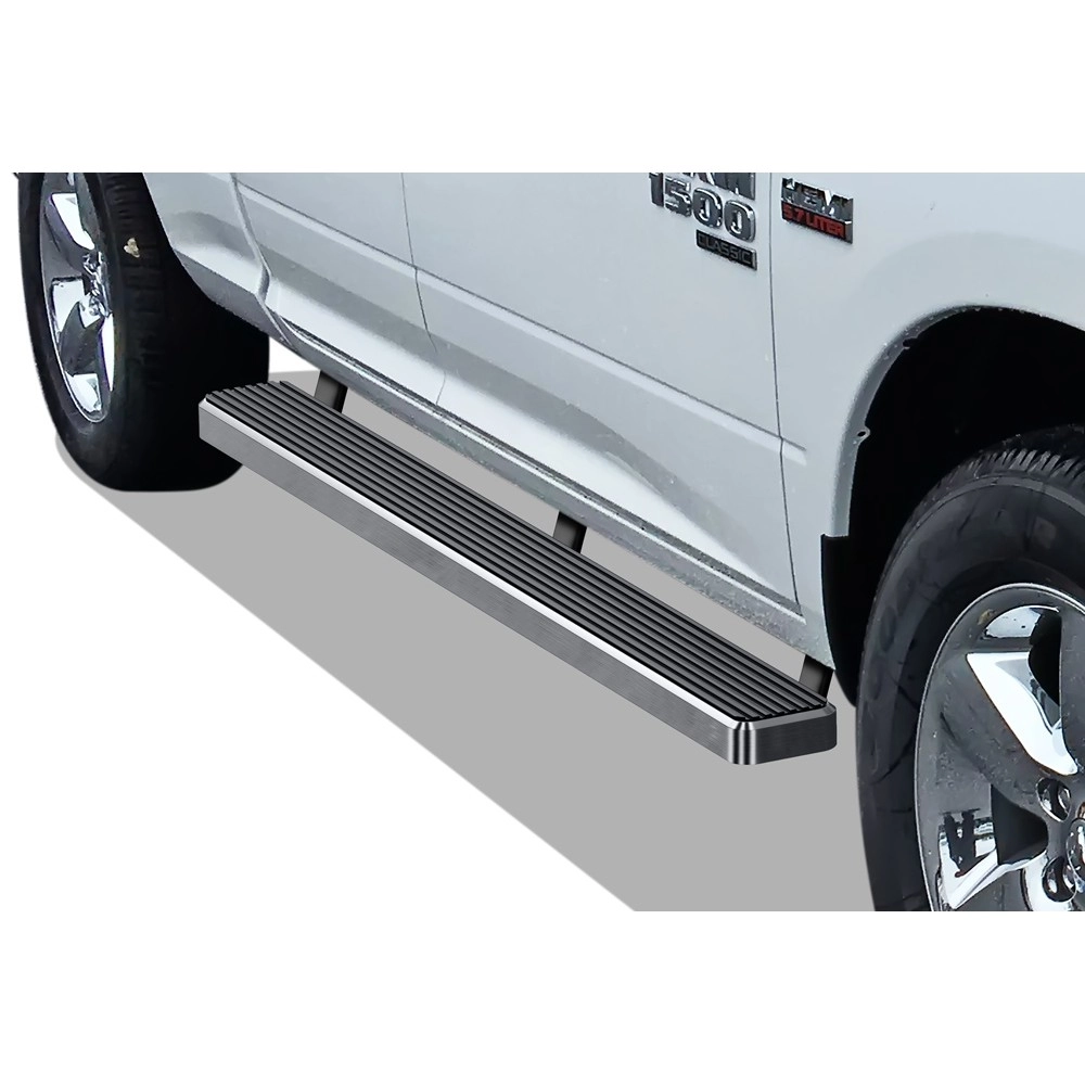 APS IB04EAG9C - 5" iStep Style Door-to-Door Hairline Stainless Steel Side Steps