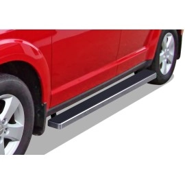 APS IB04EBJ6A - 5" iStep Style Door-to-Door Hairline Stainless Steel Side Steps