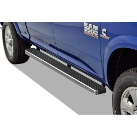 APS IB04EBJ8A - 5" iStep Style Door-to-Door Hairline Stainless Steel Side Steps