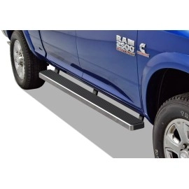 APS IB04EBJ8C - 5" iStep Style Door-to-Door Hairline Stainless Steel Side Steps