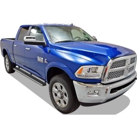 APS IB04EBJ8C - 5" iStep Style Door-to-Door Hairline Stainless Steel Side Steps