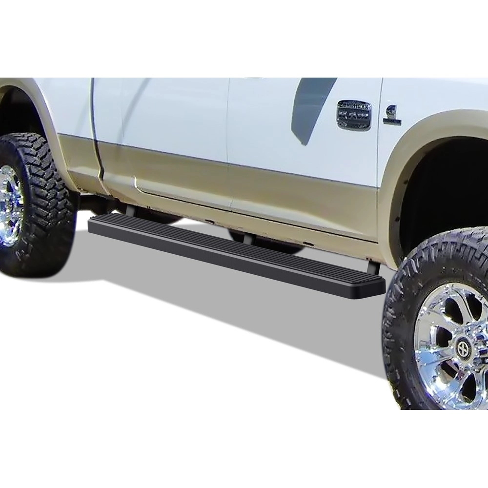 APS IB04EBJ9B - 5" iStep Style Door-to-Door Black Stainless Steel Side Steps