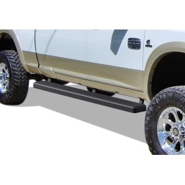 APS IB04EBJ9B - 5" iStep Style Door-to-Door Black Stainless Steel Side Steps