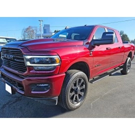 APS IB04EBJ9C - 5" iStep Style Door-to-Door Hairline Stainless Steel Side Steps