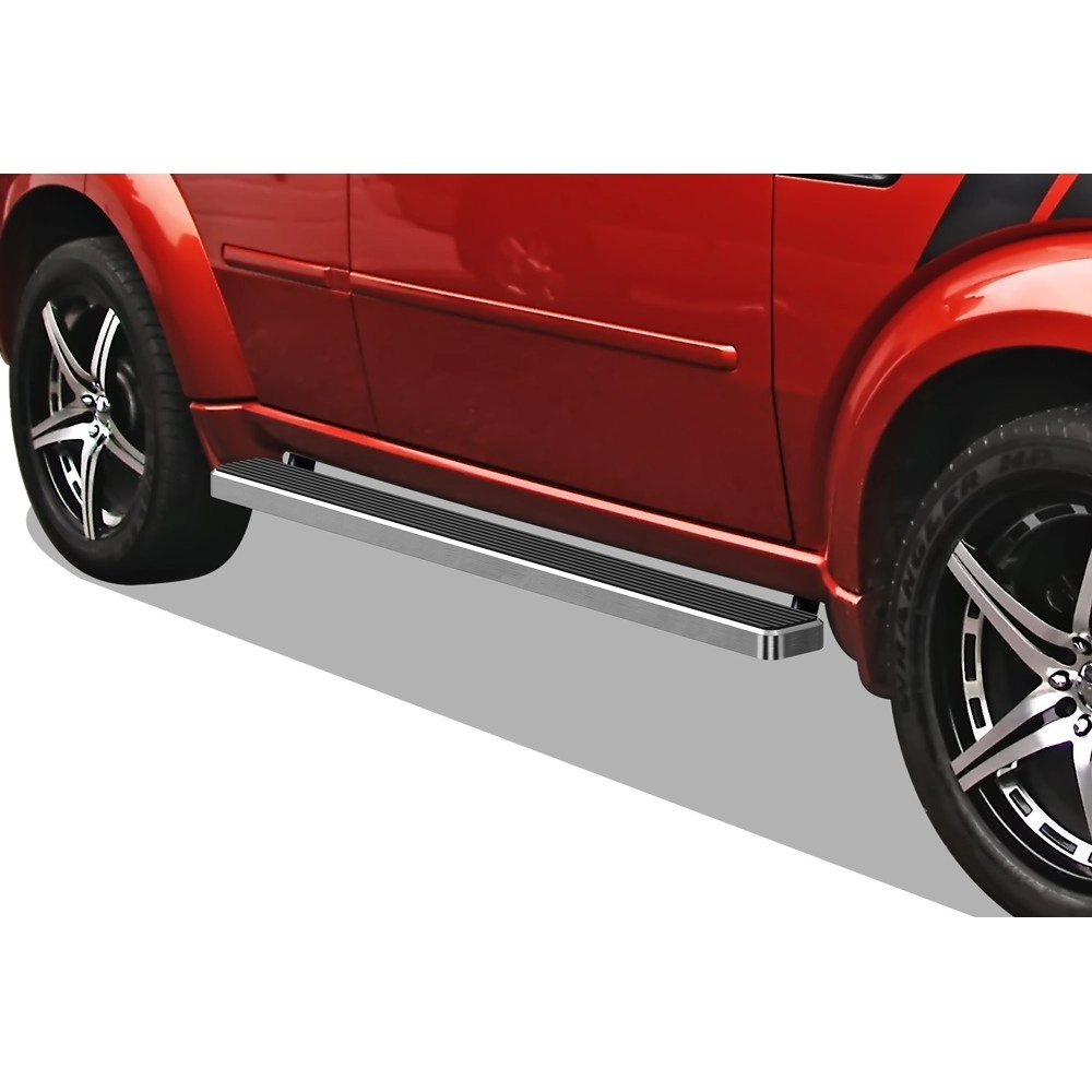 APS IB04EJC0A - 5" iStep Style Door-to-Door Hairline Stainless Steel Side Steps