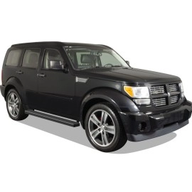 APS IB04EJC0B - 5" iStep Style Door-to-Door Black Stainless Steel Side Steps