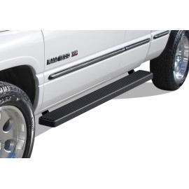 APS IB04EJD6B - 5" iStep Style Door-to-Door Black Stainless Steel Side Steps