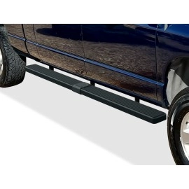 APS IB04EJD8B - 5" iStep Style Door-to-Door Black Stainless Steel Side Steps