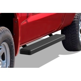 APS IB04EJF4B - 5" iStep Style Door-to-Door Black Stainless Steel Side Steps