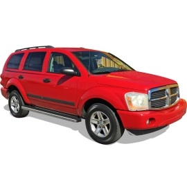 APS IB04EJF6A - 5" iStep Style Door-to-Door Hairline Stainless Steel Side Steps