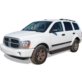 APS IB04EJF6B - 5" iStep Style Door-to-Door Black Stainless Steel Side Steps