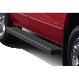 APS IB04EJH9B - 5" iStep Style Door-to-Door Black Stainless Steel Side Steps