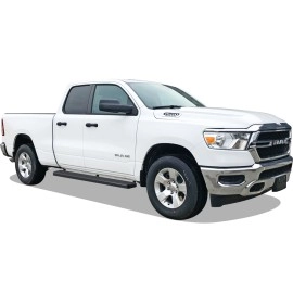 APS IB04FAE9H - 6" iStep Style Door-to-Door Black Stainless Steel Side Steps