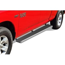 APS IB04FAG9A - 6" iStep Style Door-to-Door Hairline Stainless Steel Side Steps