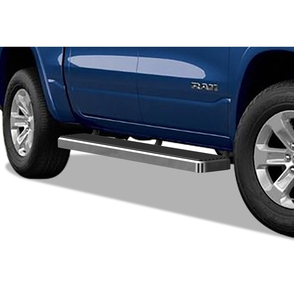 APS IB04FBE8A - 6" iStep Style Door-to-Door Hairline Stainless Steel Side Steps