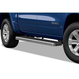 APS IB04FBE8A - 6" iStep Style Door-to-Door Hairline Stainless Steel Side Steps
