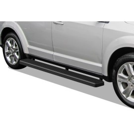 APS IB04FBJ6B - 6" iStep Style Door-to-Door Black Stainless Steel Side Steps
