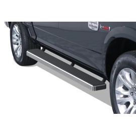 APS IB04FBJ8A - 6" iStep Style Door-to-Door Hairline Stainless Steel Side Steps