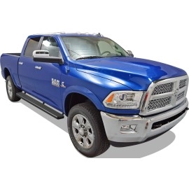 APS IB04FBJ8B - 6" iStep Style Door-to-Door Black Stainless Steel Side Steps