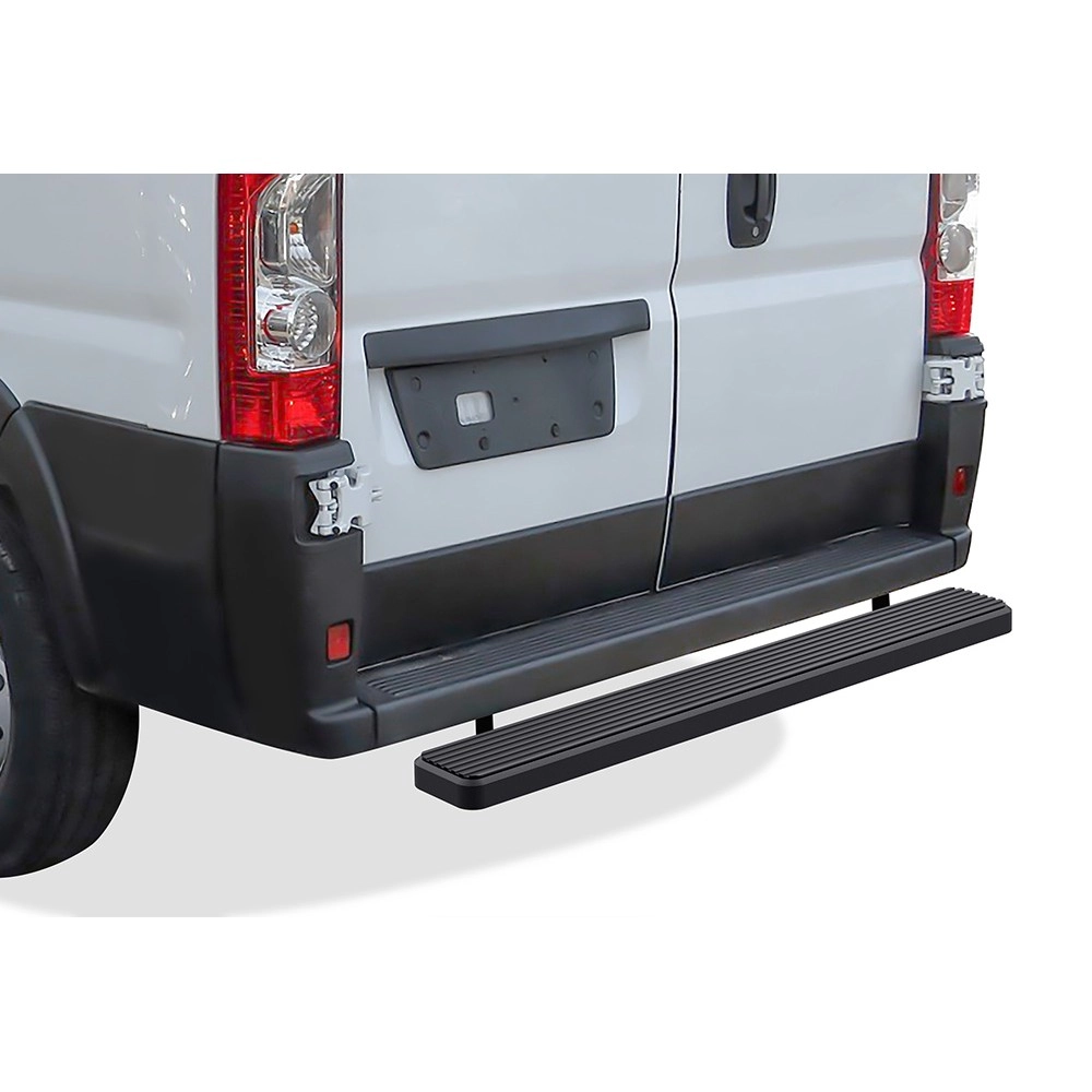 APS IB04KDJ1B - 5" iStep Style Rear Step  Black Stainless Steel Side Steps