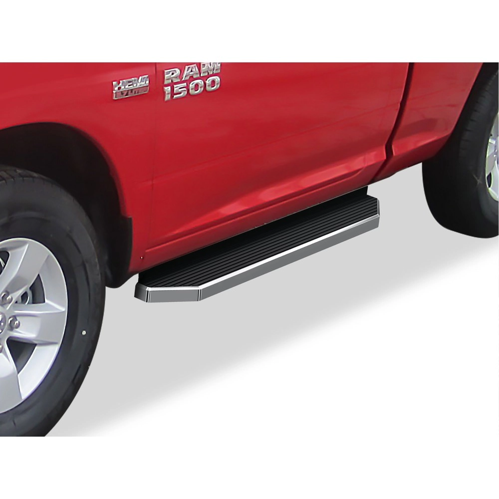 APS IB04PAG8Y - Flat Style Door-to-Door Polished Stainless Steel Running Boards