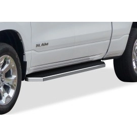 APS IB04RBE8Y - Flat Style Door-to-Door Polished Stainless Steel Running Boards