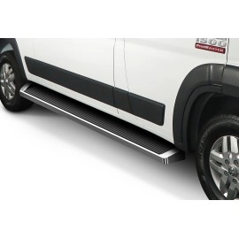 APS IB04RDJ2A - 6" iRunning Board Door-to-Door Polished Aircraft Aluminum Running Boards