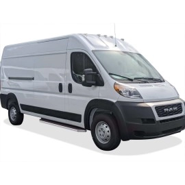 APS IB04RDJ2Y - Flat Style Door-to-Door Polished Stainless Steel Running Boards