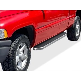 APS IB04RJD6Y - Flat Style Door-to-Door Polished Stainless Steel Running Boards