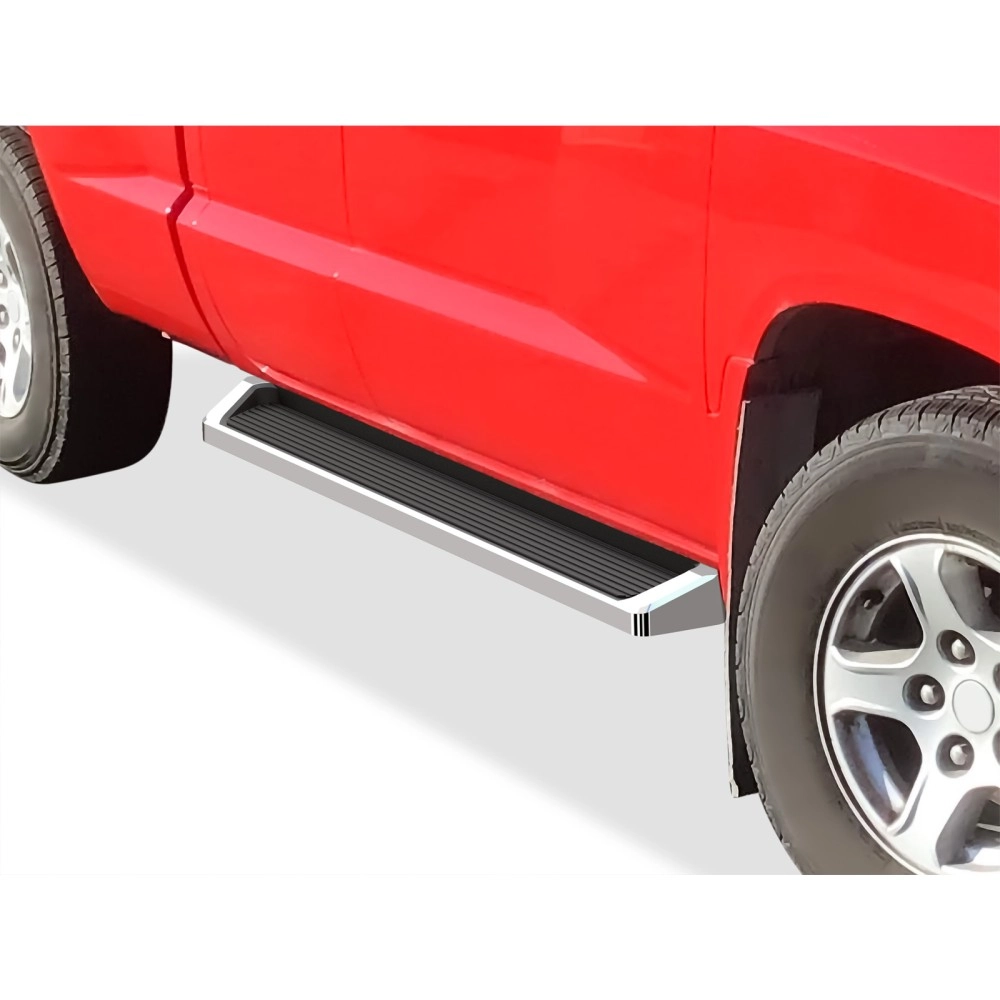 APS IB04RJF4A - 6" iRunning Board Door-to-Door Polished Aircraft Aluminum Running Boards
