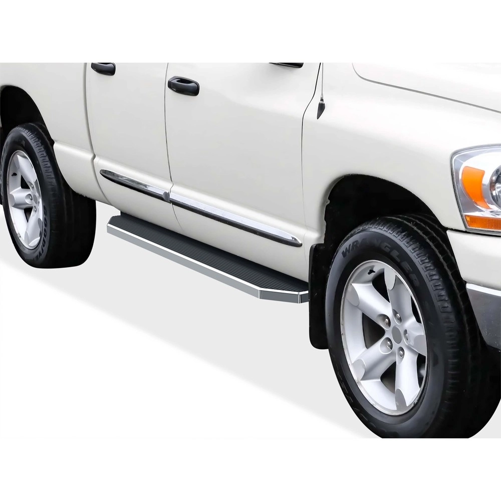 APS IB04RJJ2Y - Flat Style Door-to-Door Polished Stainless Steel Running Boards