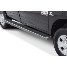 APS IB04SAG8LA - 6" iStep Style  Wheel-to-Wheel Hairline Stainless Steel Side Steps