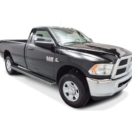 APS IB04SAG8LA - 6" iStep Style  Wheel-to-Wheel Hairline Stainless Steel Side Steps