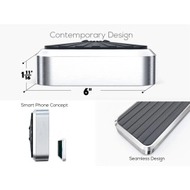 APS IB04SAG9LA - 6" iStep Style  Wheel-to-Wheel Hairline Stainless Steel Side Steps