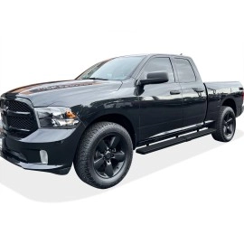 APS IB04SAG9LB - 6" iStep Style  Wheel-to-Wheel Black Stainless Steel Side Steps