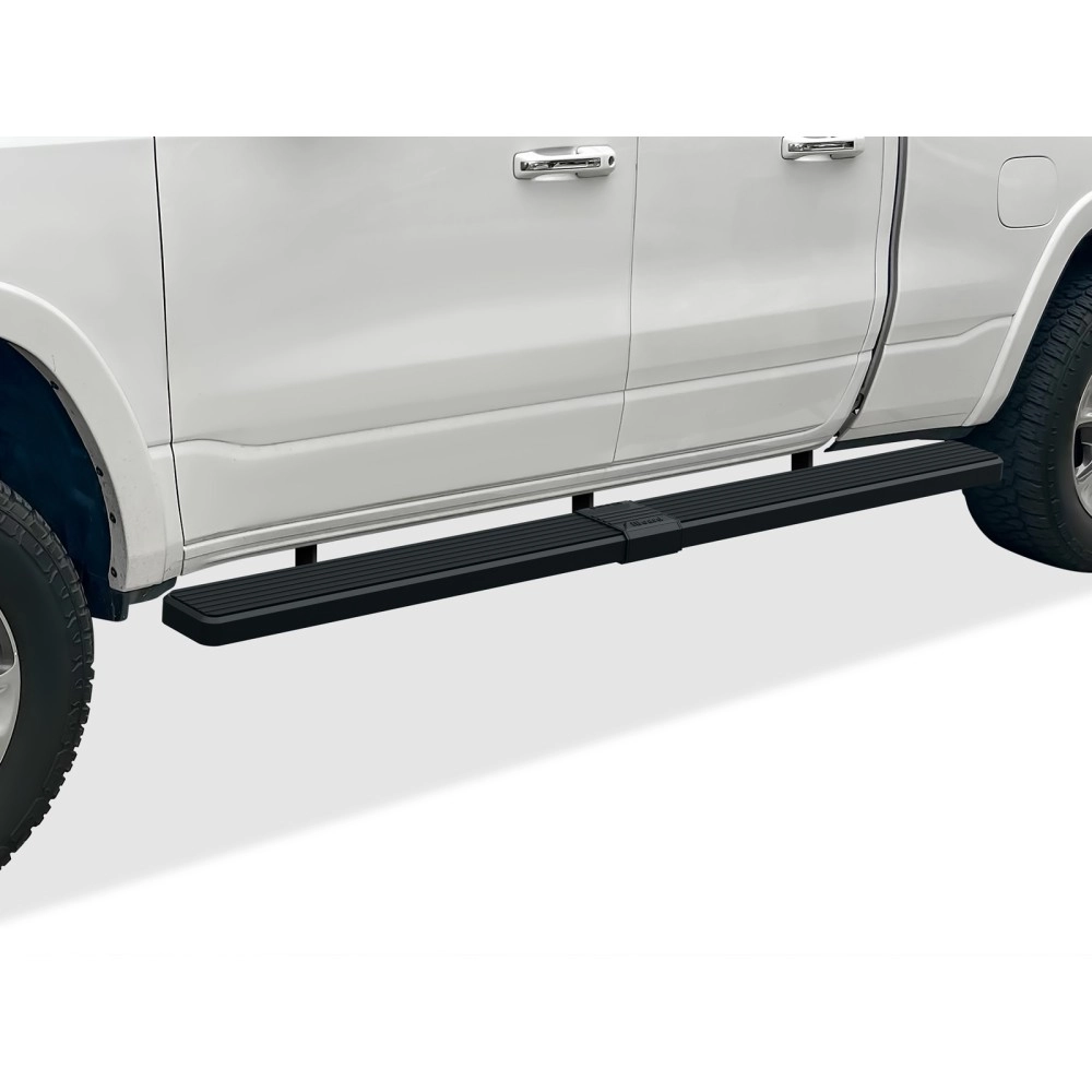 APS IB04SBE8LB - 6" iStep Style  Wheel-to-Wheel Black Stainless Steel Side Steps