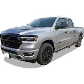 APS IB04SBE8LC - 6" iStep Style  Wheel-to-Wheel Hairline Stainless Steel Side Steps