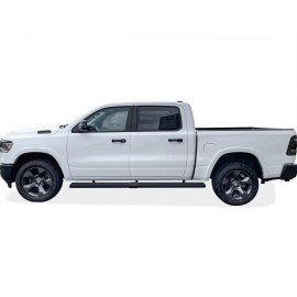 APS IB04SBE8SB - 6" iStep Style  Wheel-to-Wheel Black Stainless Steel Side Steps