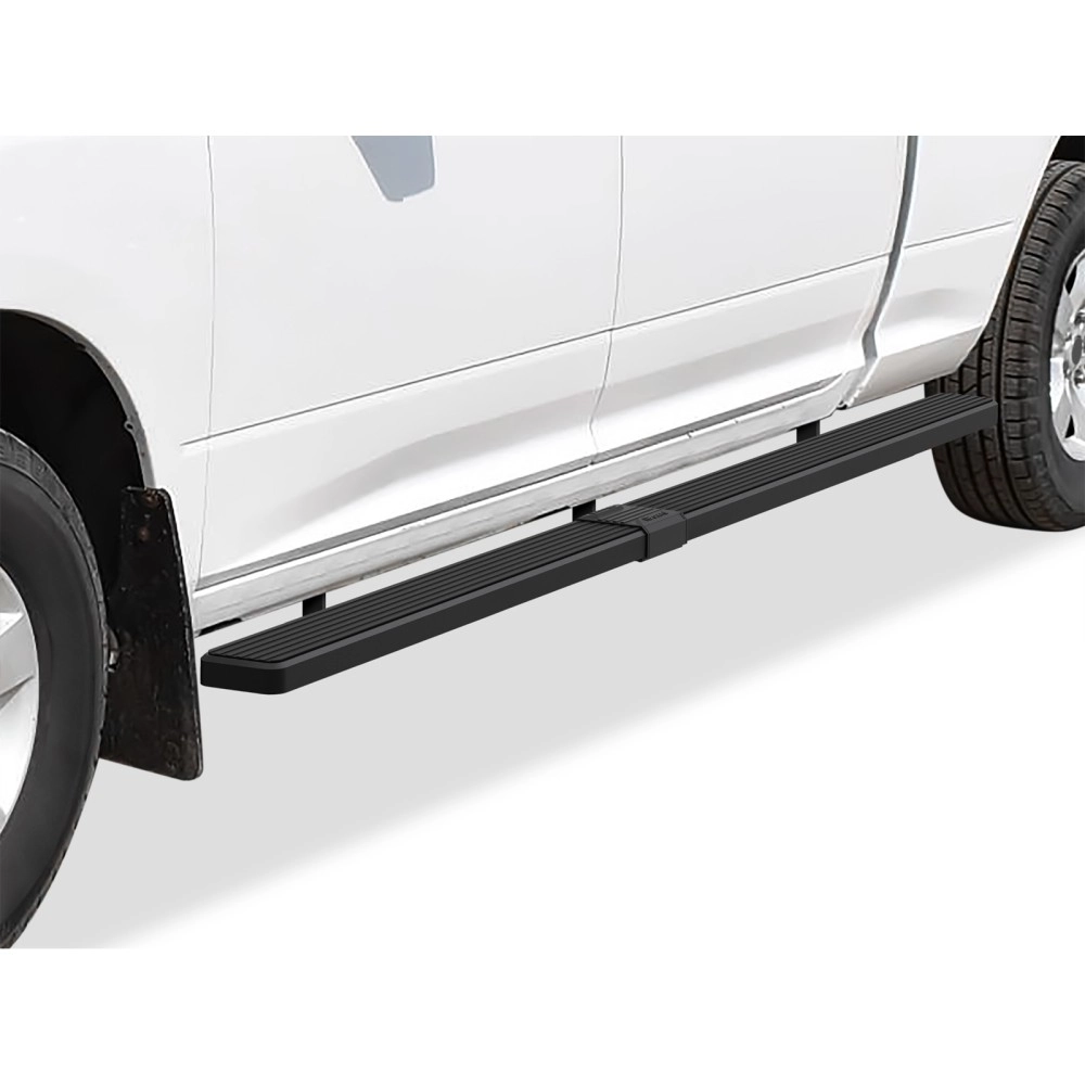 APS IB04SBJ8LB - 6" iStep Style  Wheel-to-Wheel Black Stainless Steel Side Steps