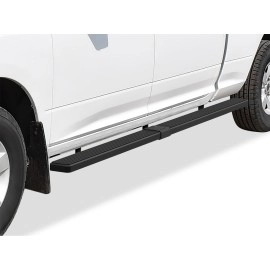 APS IB04SBJ8LB - 6" iStep Style  Wheel-to-Wheel Black Stainless Steel Side Steps