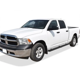 APS IB04SBJ8LB - 6" iStep Style  Wheel-to-Wheel Black Stainless Steel Side Steps