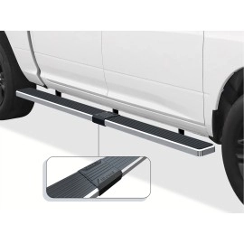 APS IB04SBJ8SA - 6" iStep Style  Wheel-to-Wheel Hairline Stainless Steel Side Steps