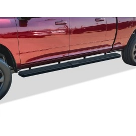 APS IB04SBJ9LB - 6" iStep Style  Wheel-to-Wheel Black Stainless Steel Side Steps