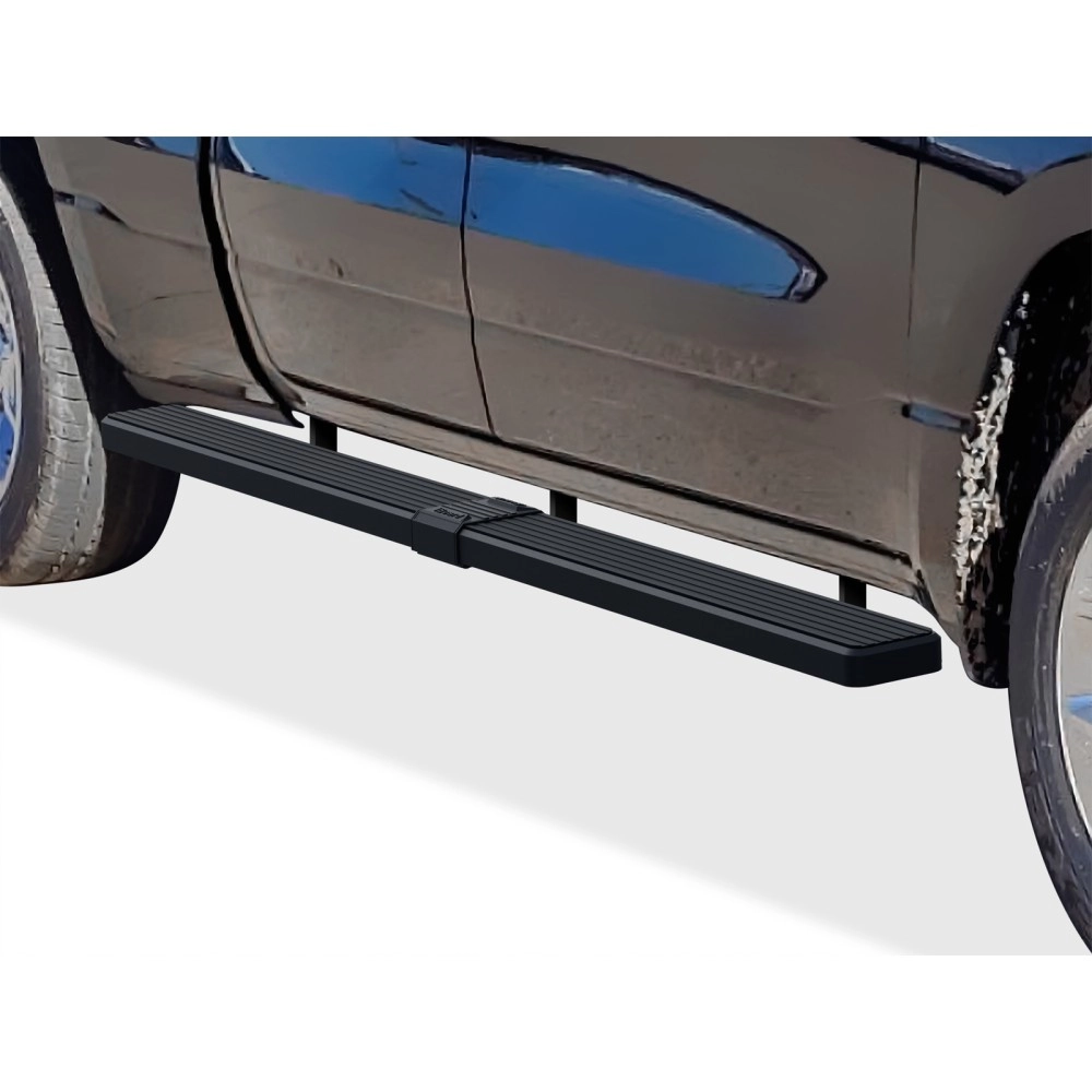 APS IB04WBE8LB - 5" iStep Style  Wheel-to-Wheel Black Stainless Steel Side Steps